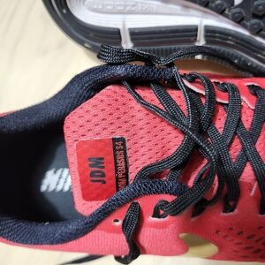 Nike Red and Black Athletic Shoes